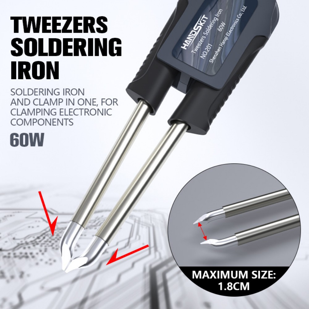 Electronics Repair Shops - T12 Soldering Tweezer Handle – Dual-Channel