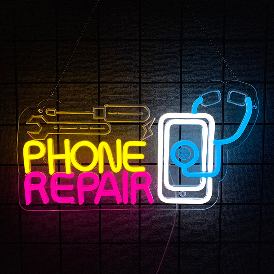 Phone Repair Neon Sign For Wal - огляд і ціна Electronics Repair Shop
